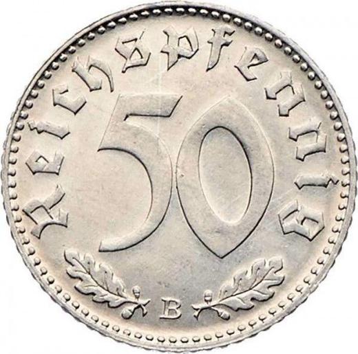 Obverse 50 Reichspfennig 1941 B "Type 1939-1944" -  Coin Value - Germany, Third Reich