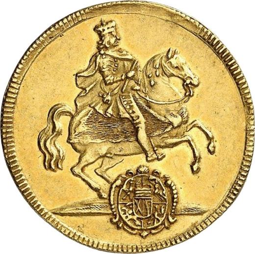 Obverse 2 Ducat 1711 ILH "Vikariat" - Gold Coin Value - Poland, Augustus II