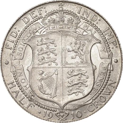 Revers 1/2 Krone 1910 - Silbermünze Wert - Großbritannien, Eduard VII