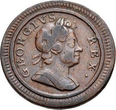 Avers 1 Farthing 1722 - Münze Wert - Großbritannien, Georg I