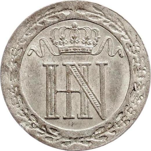 Awers monety - 20 centimos 1808 C - cena srebrnej monety - Westfalia, Hieronim Napoleon