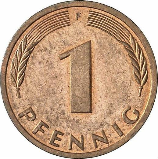 Obverse 1 Pfennig 1990 F - Coin Value - Germany, FRG