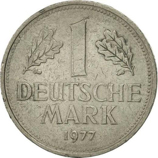 Obverse 1 Mark 1977 J - Coin Value - Germany, FRG