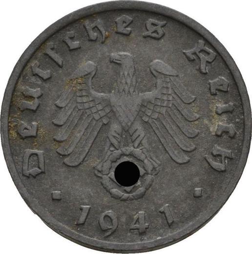 Reverse 1 Reichspfennig 1941 B "Type 1940-1945" - Coin Value - Germany, Third Reich