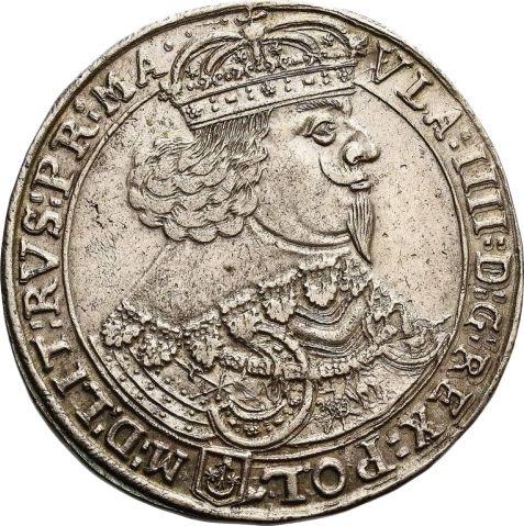 Obverse Thaler 1643 GG - Silver Coin Value - Poland, Wladyslaw IV