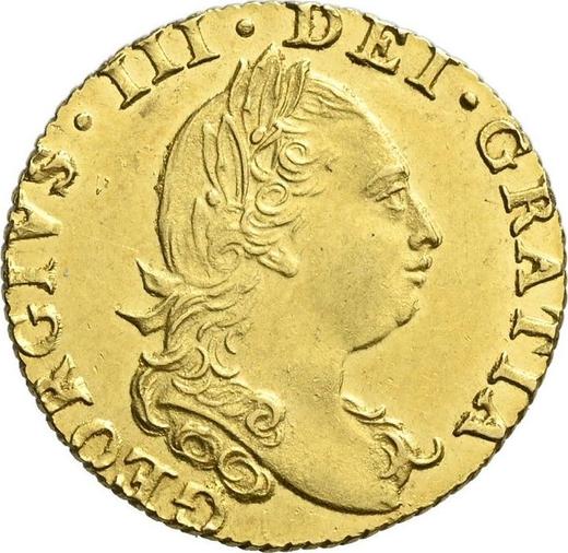 Obverse Half Guinea 1777 "Fourth laureate bust" - Gold Coin Value - United Kingdom, George III