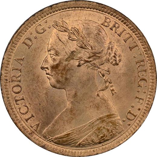 Obverse Halfpenny 1894 -  Coin Value - United Kingdom, Victoria