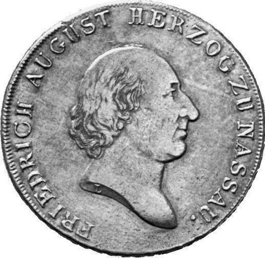 Obverse Thaler 1810 CT L - Silver Coin Value - Nassau, Frederick Augustus