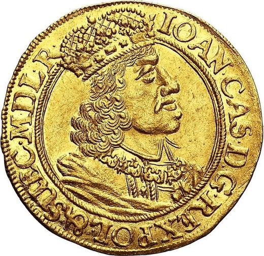 Obverse Ducat 1656 GR "Danzig" - Gold Coin Value - Poland, John II Casimir
