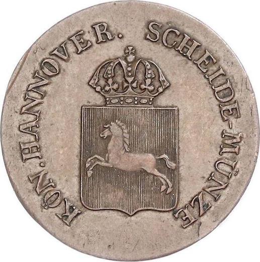 Obverse 2 Pfennig 1836 A -  Coin Value - Hanover, William IV
