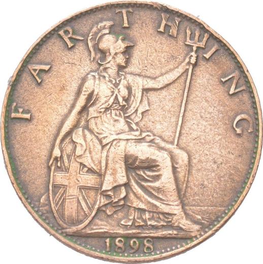 Reverse Farthing 1898 TB -  Coin Value - United Kingdom, Victoria