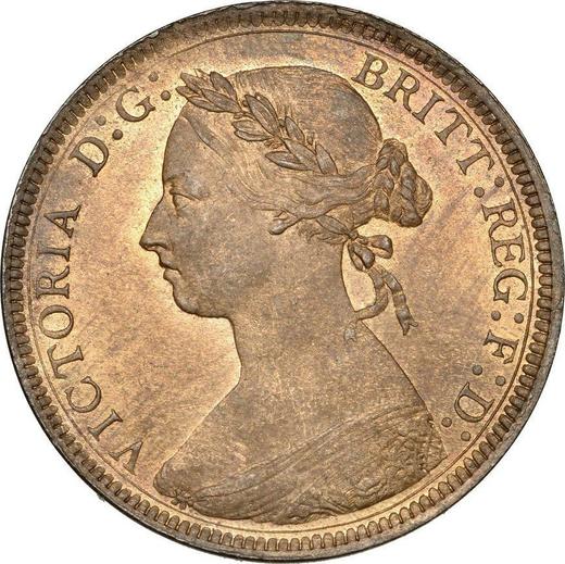 Obverse Halfpenny 1887 -  Coin Value - United Kingdom, Victoria