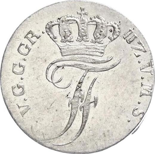 Obverse Shilling 1827 - Silver Coin Value - Mecklenburg-Schwerin, Frederick Francis I