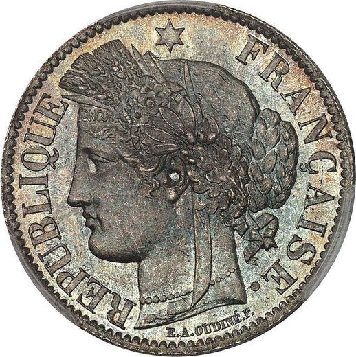 Obverse 2 Francs 1873 A "With Motto" - Silver Coin Value - France, Third Republic
