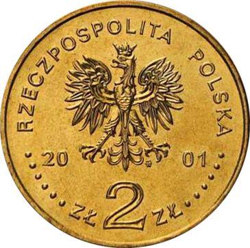 Obverse 2 Zlote 2001 MW "Amber Route" -  Coin Value - Poland, III Republic after denomination