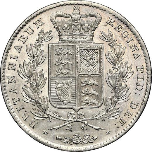 Reverse Crown 1844 W. WYON - Silver Coin Value - United Kingdom, Victoria