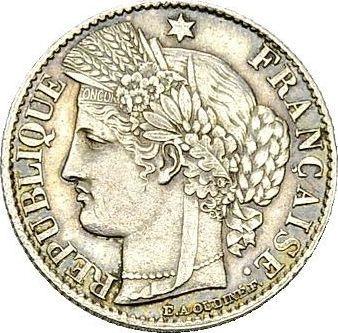 Avers 50 Centime 1872 A "Typ 1871-1895" - Silbermünze Wert - Frankreich, Dritte Republik