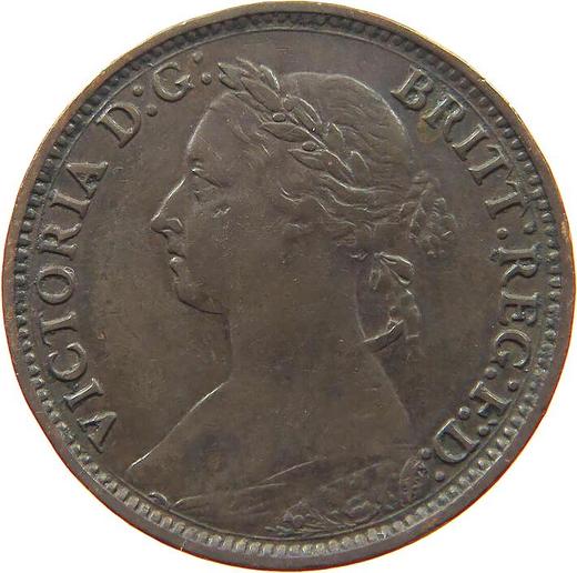 Obverse Farthing 1882 H -  Coin Value - United Kingdom, Victoria