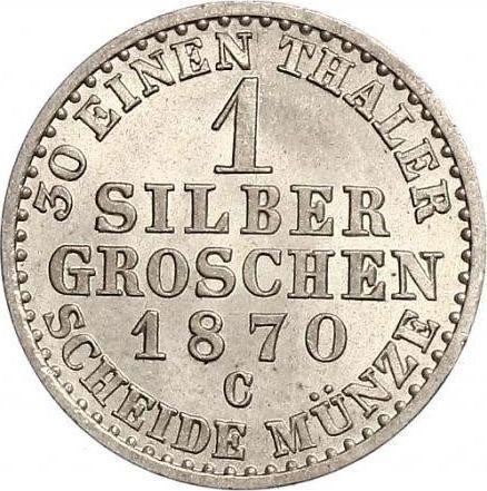 Reverse Silber Groschen 1870 C - Silver Coin Value - Prussia, William I