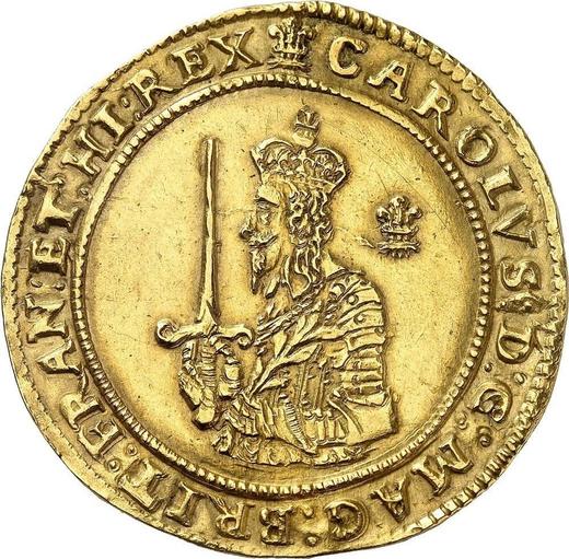 Obverse 3 Unite (Triple unite) 1643 "Small portrait" - Gold Coin Value - United Kingdom, Charles I