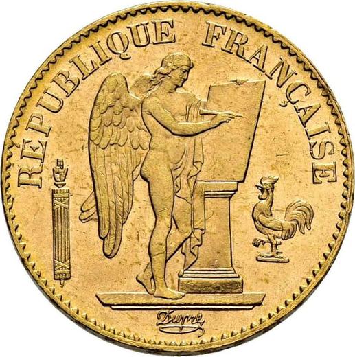 Obverse 20 Francs 1893 A "Type 1871-1898" - Gold Coin Value - France, Third Republic