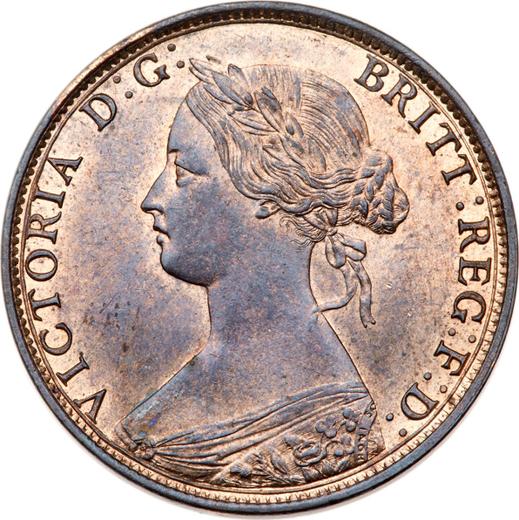 Avers 1/2 Penny 1864 - Münze Wert - Großbritannien, Victoria