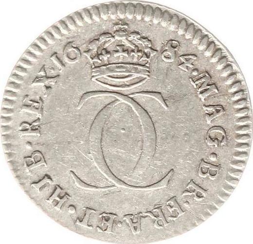Reverso 2 peniques 1684 - valor de la moneda de plata - Gran Bretaña, Carlos II