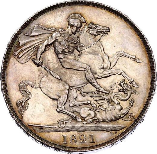 Reverse Crown 1821 BP SECUNDO - Silver Coin Value - United Kingdom, George IV