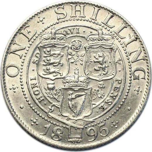 Reverse Shilling 1895 TB - Silver Coin Value - United Kingdom, Victoria