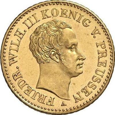 Obverse Frederick D'or 1837 A - Gold Coin Value - Prussia, Frederick William III