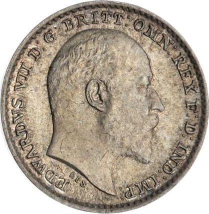 Obverse Penny 1907 "Type 1902-1910" - Silver Coin Value - United Kingdom, Edward VII