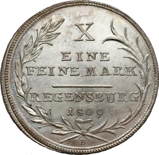 Revers Taler 1809 B - Silbermünze Wert - Regensburg, Carl Theodor von Dalberg