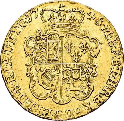 Reverse Guinea 1748 "Old Head" - Gold Coin Value - United Kingdom, George II