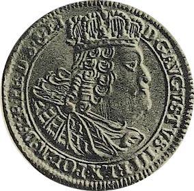 Obverse 6 Groszy (Szostak) 1760 REOE "Danzig" Gold - Gold Coin Value - Poland, Augustus III