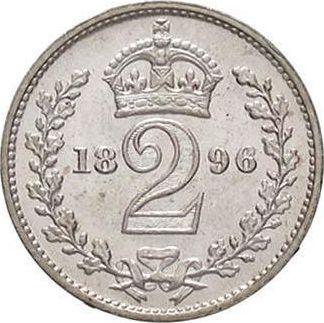 Reverse Twopence 1896 TB - Silver Coin Value - United Kingdom, Victoria