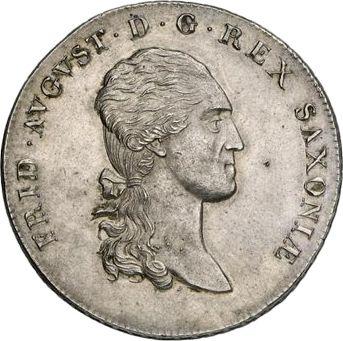 Obverse Pattern Thaler 1814 - Silver Coin Value - Saxony-Albertine, Frederick Augustus I