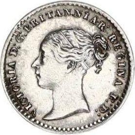 Awers monety - 1 pens 1870 "Typ 1838-1887" - cena srebrnej monety - Wielka Brytania, Wiktoria