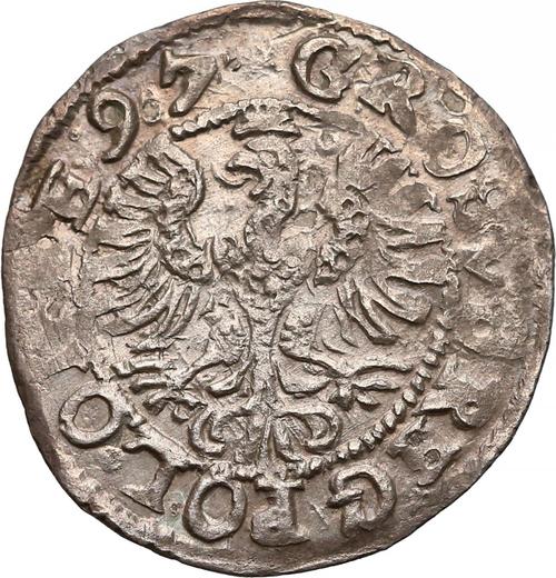 Reverse 1 Grosz 1597 IF "Type 1597-1627" - Silver Coin Value - Poland, Sigismund III Vasa