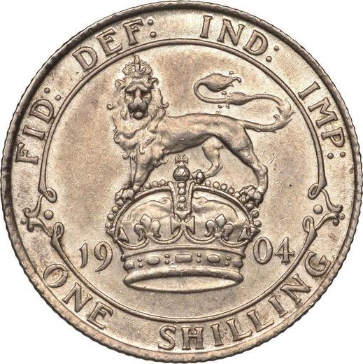 Reverse Shilling 1904 - Silver Coin Value - United Kingdom, Edward VII