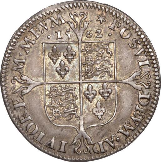 Reverse Threepence 1562 "Milled coinage" Adorned dress - Silver Coin Value - United Kingdom, Elizabeth I