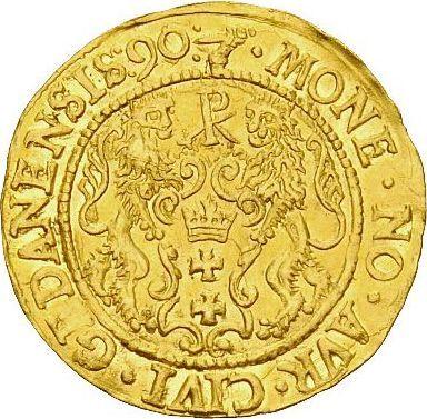 Revers Dukat 1590 "Danzig" - Goldmünze Wert - Polen, Sigismund III
