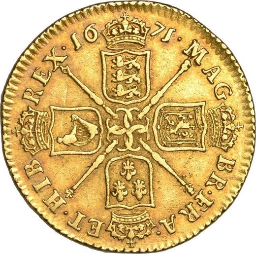 Reverse Guinea 1671 "Third laureate bust" - Gold Coin Value - United Kingdom, Charles II