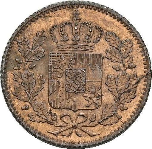 Avers 1 Pfennig 1843 - Münze Wert - Bayern, Ludwig I