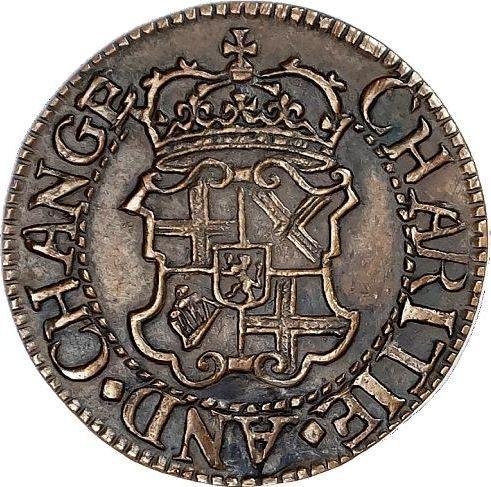 Reverse Pattern Farthing no date (1657-1658) Shield -  Coin Value - United Kingdom, Oliver Cromwell
