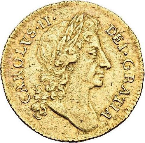 Obverse Half Guinea 1684 "Second laureate bust" - Gold Coin Value - United Kingdom, Charles II