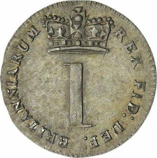 Reverso Penique 1820 - valor de la moneda de plata - Gran Bretaña, Jorge III