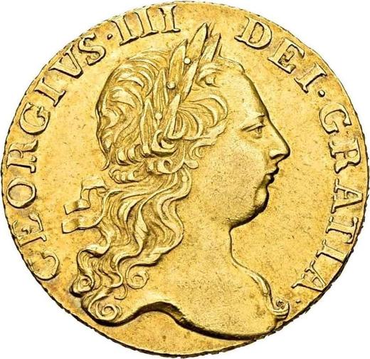 Obverse Guinea 1768 "Third laureate bust" - Gold Coin Value - United Kingdom, George III