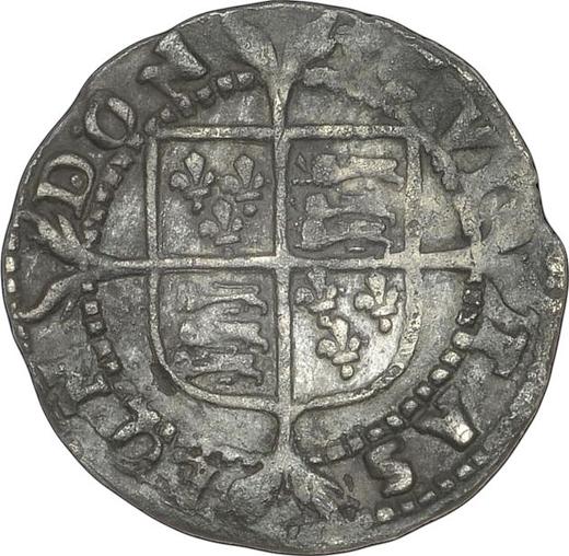 Reverso Penique Sin fecha (1559-1660) "Primera edición" Borde de puntos - valor de la moneda de plata - Gran Bretaña, Isabel I