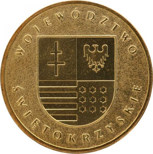 Reverse 2 Zlote 2005 MW "Swietokrzyskie Voivodeship" -  Coin Value - Poland, III Republic after denomination