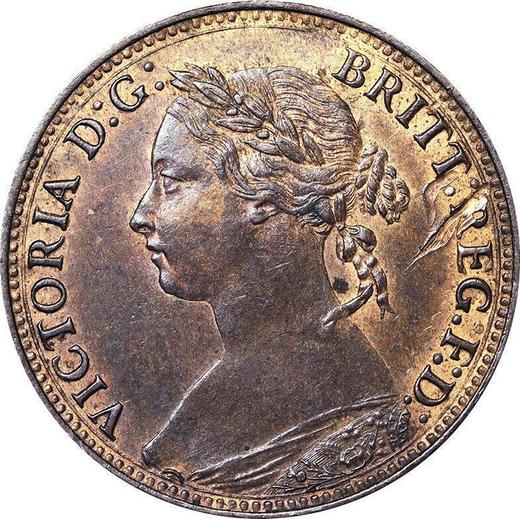 Obverse Farthing 1881 - Coin Value - United Kingdom, Victoria
